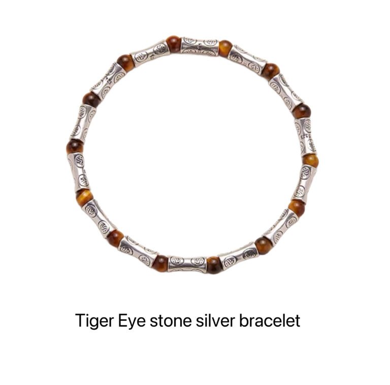 Xiaoman Yao pure silver Bracelet Spring and Summer Treasure jewelry, natural gemstone beads